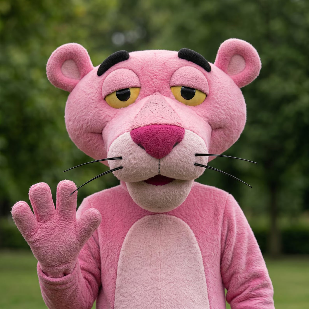 Classic Pink Panther Mascot Costume – Halloween Cartoon Character Outfit for Parties & Events